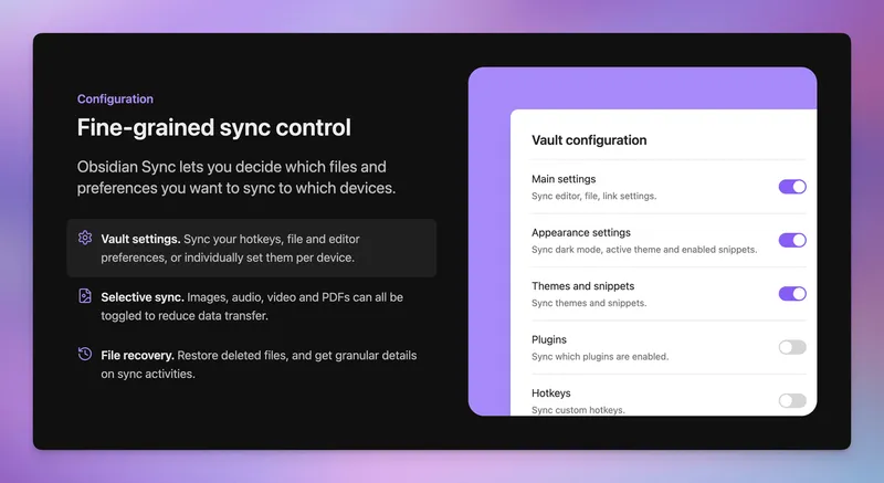 Obsidian custom fonts sync illustration